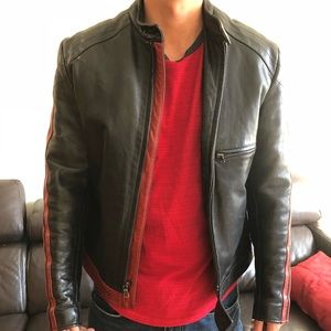 Sold!! Tommy Hilfiger premium Leather Jacket